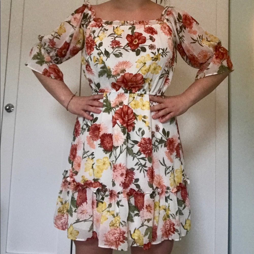 Forever 21 Contemporary Floral Dress